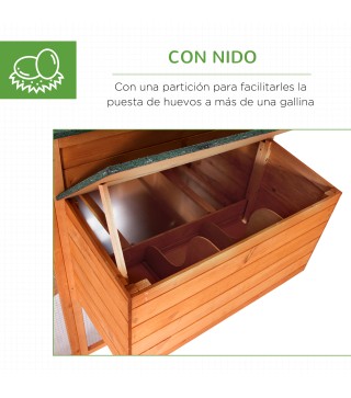 Gallinero de Madera Exterior