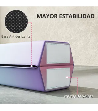 Barra de Equilibrio Gimnasia Plegable 236 cm Barra de Gimnasia Artística para Niños Entrenamiento en Casa Multicolor