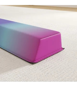 Barra de Equilibrio Gimnasia Plegable 236 cm Barra de Gimnasia Artística para Niños Entrenamiento en Casa Multicolor