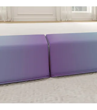 Barra de Equilibrio Gimnasia Plegable 236 cm Barra de Gimnasia Artística para Niños Entrenamiento en Casa Multicolor