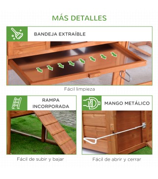 Gallinero de Madera Exterior