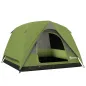 Tienda de Camping para 4 Personas Impermeable Fácil Instalación y Bolsa de Transporte Incluida 200x200x135 cm Verde