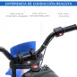 Moto Eléctrica para Niños de +3 Años 12V Moto de Juguete Infantil con 2 Ruedas de Equilibrio Velocidad 3-8 km/h Arranque Suave 1