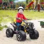 Quad Eléctrico para Niños 12V, Quad para Niños de 3–5 Años con 2 Motores, Velocidad 3–8 km/h, Música, Faros LED, MP3, USB, Tarje