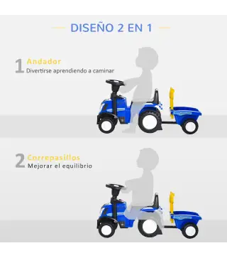Tractor con Remolque Infantil