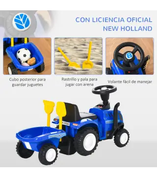 Tractor con Remolque Infantil
