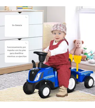 Tractor con Remolque Infantil