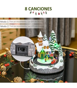 Pueblo en Invierno de Navidad