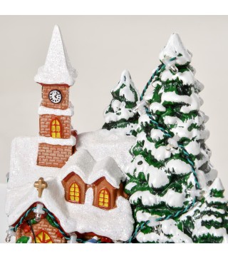 Pueblo en Invierno de Navidad