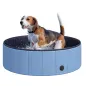 Piscina Plegable para Perros Gatos Ø100x30 cm Bañera Portátil para Mascotas PVC Antideslizante Múltiples Usos Color Azul Piscina Plegable para Perros Gatos Ø100x30 cm Bañera Portátil para Mascotas PVC Antideslizante Múltiples Usos Color Azul