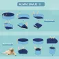 Piscina Plegable para Perros Gatos Ø100x30 cm Bañera Portátil para Mascotas PVC Antideslizante Múltiples Usos Color Azul Piscina Plegable para Perros Gatos Ø100x30 cm Bañera Portátil para Mascotas PVC Antideslizante Múltiples Usos Color Azul