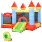 Castillo Hinchable para Niños con Tobogán Cama de Salto Inflador y Bolsa de Transporte para Interior y Exterior 280x260x210 cm M Castillo Hinchable para Niños con Tobogán Cama de Salto Inflador y Bolsa de Transporte para Interior y Exterior 280x260x210 cm M
