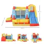 Castillo Hinchable para Niños +3 Años con 2 Toboganes Piscina y Zona de Salto 330x265x185 cm Multicolor