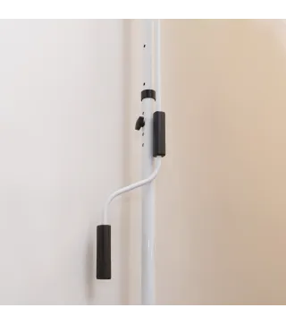 Toldo Manual Retráctil 300x150x170-280 cm con Altura Ajustable Manivela y Protección Solar para Terraza Naranja