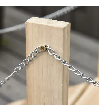 Puente de Jardín de Madera con Pasamanos Puente Decorativo para Estanque Carga 5 kg 100x32x48 cm Natural