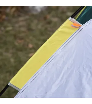 Tienda Camping Plegable con 1 Puerta 3 Ventanas Bolsa de Transporte y Apertura Automática 205x195x135 cm Verde