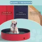 Piscina Plegable para Perros Gatos Ø140x30 cm Bañera Portátil para Mascotas PVC Antideslizante Múltiples Usos Color Rojo Piscina Plegable para Perros Gatos Ø140x30 cm Bañera Portátil para Mascotas PVC Antideslizante Múltiples Usos Color Rojo