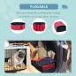 Piscina Plegable para Perros Gatos Ø140x30 cm Bañera Portátil para Mascotas PVC Antideslizante Múltiples Usos Color Rojo Piscina Plegable para Perros Gatos Ø140x30 cm Bañera Portátil para Mascotas PVC Antideslizante Múltiples Usos Color Rojo