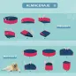 Piscina Plegable para Perros Gatos Ø140x30 cm Bañera Portátil para Mascotas PVC Antideslizante Múltiples Usos Color Rojo Piscina Plegable para Perros Gatos Ø140x30 cm Bañera Portátil para Mascotas PVC Antideslizante Múltiples Usos Color Rojo