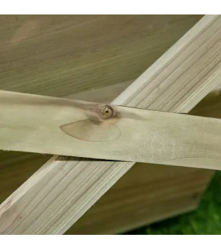 Jardinera de Escalera de 3 Niveles Maceteros de Madera Jardinera Vertical con Tela no Tejida y Orificios de Drenaje Huerto Urban