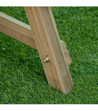 Jardinera de Escalera de 3 Niveles Maceteros de Madera Jardinera Vertical con Tela no Tejida y Orificios de Drenaje Huerto Urban