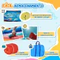 Castillo Inflable de 3-8 Años con Soplador Tobogán Trampolín Piscina Bolsa de Transporte 435x245x200 cm Multicolor