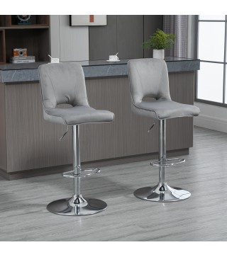 Conjunto de 2 Taburetes de Bar