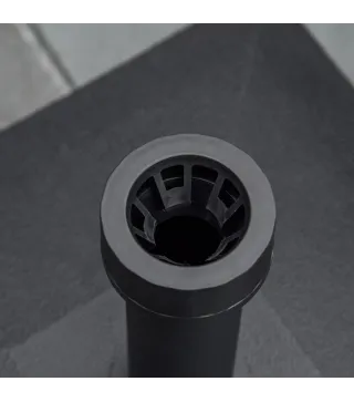 Base de Sombrilla con 4 Ruedas Bloqueables Soporte de Parasol Rellenable de Arena 18 kg o Agua 16 kg para Jardín Patio Terraza 4