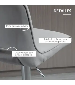 Conjunto de 2 Taburetes de Bar