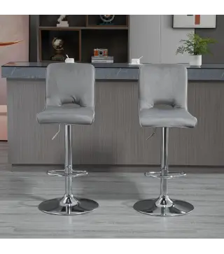 Conjunto de 2 Taburetes de Bar