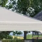 Cubierta Protectora para Gazebo 3x3 m Cubierta Impermeable para Pérgola Toldo Carpa Transparente