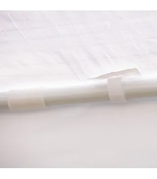 Carpa de Jardín 6x3 m con 6 Mosquiteras Laterales 2 Puertas con Cremallera para Terraza Patio Blanco