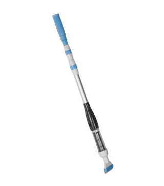 Limpiafondos Eléctrico para Piscinas Spas con Poste Telescópico de 3 Secciones Ø6x162 cm Multicolor