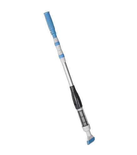 Limpiafondos Eléctrico para Piscinas Spas con Poste Telescópico de 3 Secciones Ø6x162 cm Multicolor