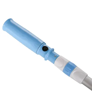 Limpiafondos Eléctrico para Piscinas Spas con Poste Telescópico de 3 Secciones Ø6x162 cm Multicolor