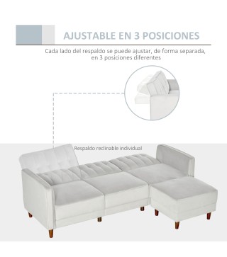 Sofá Cama de 3 Plazas