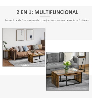 Juego de 2 Mesas de Centro