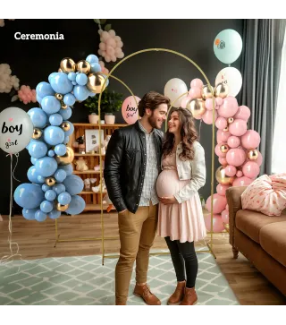 Set de 3 Arcos de Jardín para Rosas de Metal de 220/200/180 cm con Recubrimiento en Polvo para Patio Terraza Dorado