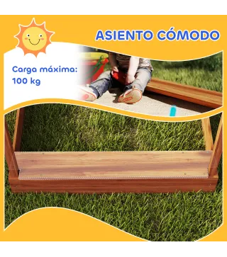 Arenero Infantil con Toldo 6 Banderines 2 Bandejas Grifo y Pizarra en Forma de Casa para Patio 124x116x146 cm Naranja