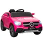 Coche Eléctrico para Niños Mercedes-Benz GLC Coupé 12V Mando a Distancia 2,4 G Motor Doble MP3 Rosa