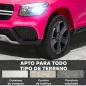 Coche Eléctrico para Niños Mercedes-Benz GLC Coupé 12V Mando a Distancia 2,4 G Motor Doble MP3 Rosa