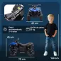 Quad Eléctrico para Niños 6 V Quad para Niños de 18 a 56 Meses Velocidad hasta 3 km/h Faros y Música 70x42x45 cm Azul Quad Eléctrico para Niños 6 V Quad para Niños de 18 a 56 Meses Velocidad hasta 3 km/h Faros y Música 70x42x45 cm Azul