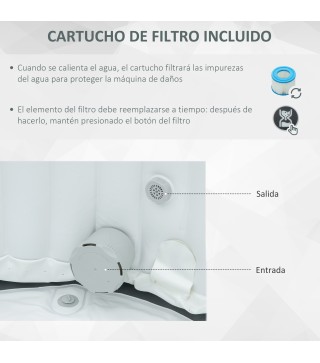 Spa Hinchable Piscina de hidromasaje