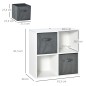 Estantería de 4 Cubos Estantería de 4 Cubos