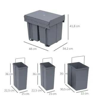 Cubo de Basura de Reciclaje