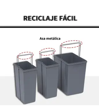 Cubo de Basura de Reciclaje