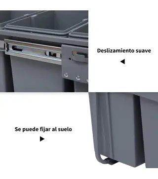 Cubo de Basura de Reciclaje