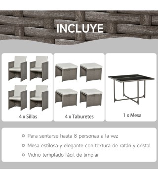 Conjunto de Muebles de Jardín