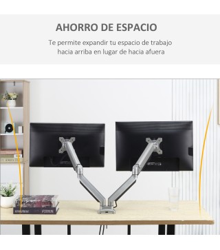 Soporte Monitor Doble