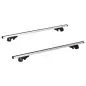 Barras de Techo Universales para Vehículos de Aluminio Bacas Portaequipajes Coche Automóvil Baca para Coche Universales con Cerr